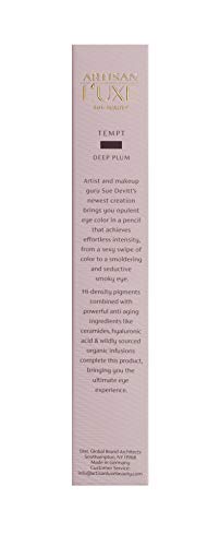 Artisan L'uxe Beauty Velvet Jumbo Eyeliner Pencil Smokey Eyes in 3 Minutes Water Proof, Smudge Proof, Long Lasting Age Defying Essential Oils Tempt (Shade: Deep Plum)