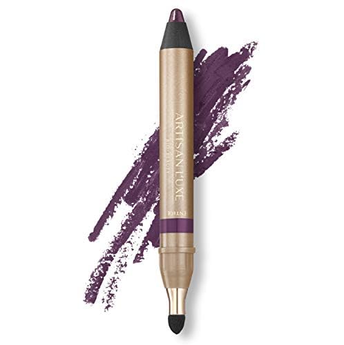 Artisan L'uxe Beauty Velvet Jumbo Eyeliner Pencil Smokey Eyes in 3 Minutes Water Proof, Smudge Proof, Long Lasting Age Defying Essential Oils Entice (Shade: Violet)