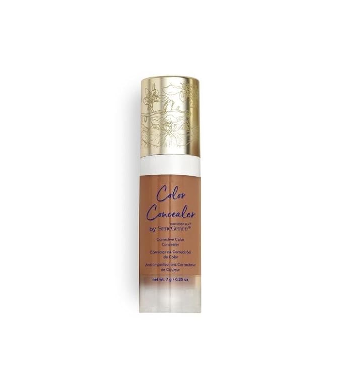 SeneGence Corrective Color Concealer, Deep, 0.25 Fl Oz, Anti-Aging Benefits, Hydrating Aloe Vera Juice, Vitamin B & E for Even Skin Tone and Flawless Coverage
