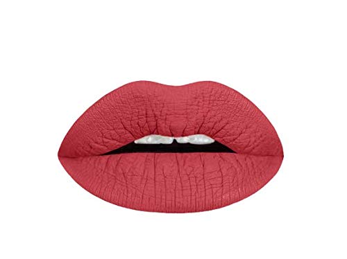Aromi Brick Red Matte Liquid Lipstick | Warm, Earthy Burgundy Lip Color, Long-lasting and Kiss-Proof, Vegan, Cruelty-free, Waterproof, Handmade (Brick Red)