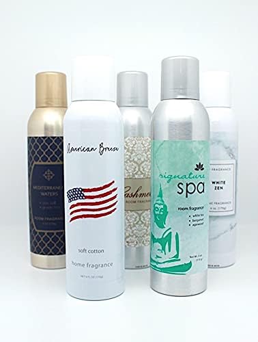 Room Fragrance Air Freshener Spray Concentrated Bathroom, Kitchen, Car, or Office Deodorizer, U.S.- Made by AP Fragrance (White Zen)