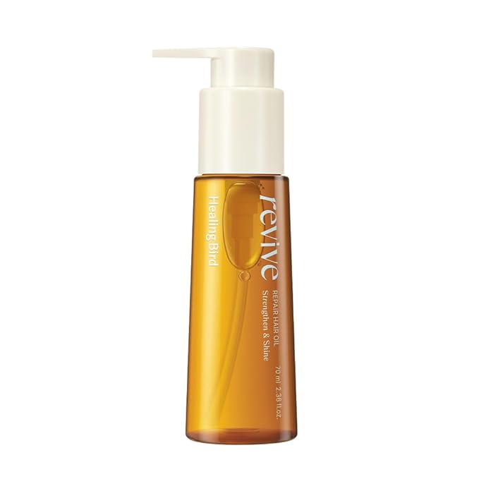 Revive Hair Oil 70ml (2.37 fl.oz) | Nourishing & Volumizing Hair Strengthening Treatment | For Dry, Damaged Hair & Scalp | Restores Shine & Moisture | Cold-Pressed Argan Oil Formula