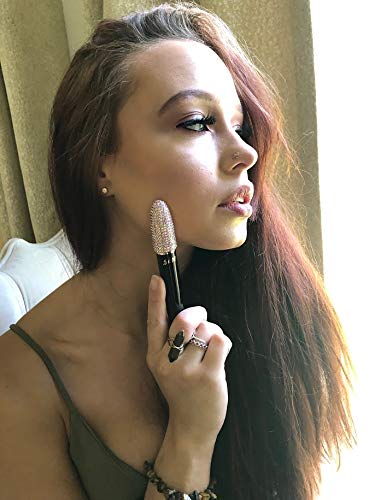 Skone Cosmetics Insanely Intense Waterproof Mascara – Smudge-Proof, Long-Lasting and Volumizing for Thick, Lifted Lashes – Lengthening Mascara for a Dramatic, False Lash Effect & Eye-Catching Bling