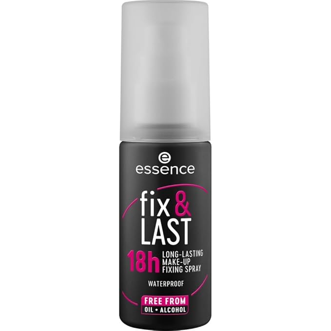 essence | Fix & Last 18H Long-Lasting Makeup Fixing Spray | All-Day Hold & Smudge Proof | Vegan & Cruelty Free