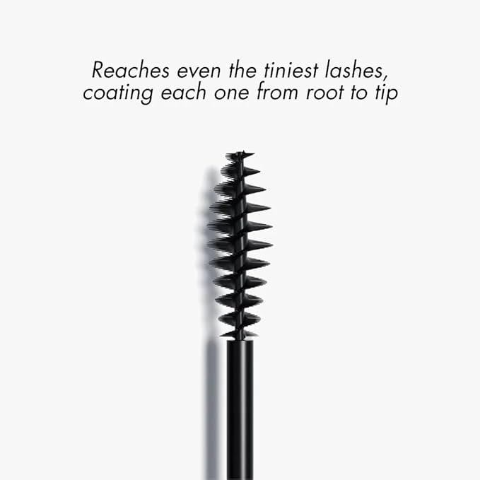 Smooche Long Lash Mascara – Smudge-Proof, Lash-Boosting Mascara with Growth Serum – Instant Length & Volume – Clean, Vegan, and Natural Ingredients – 3mL