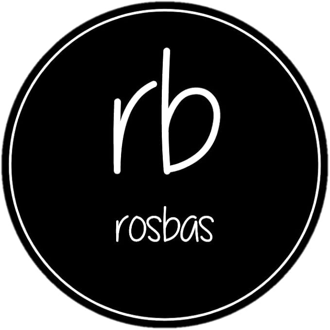 Rosbas Room Spray, Sandalwood Scented, Matte Black Glass Bottle, 4 oz, Drawstring Cotton Bag, Long Lasting Scented Air Freshener, Non-Aerosol, Handmade in the USA
