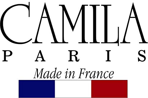 Camila Paris CP3060 French Hair Clip for Women, Handmade, Ivory Tokyo, Small, Girls Hair Claw Clips Jaw, Durable Styling Hair Accessories for Women, Strong Hold Grip, Made in France