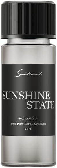 Scentiment - Sunshine State Hotel Diffuser Oils | Aromatherapy Home Fragrance | Luxurious Scent with Notes of Bergamot, Ylang-ylang, Musk, Sandalwood, 20ml