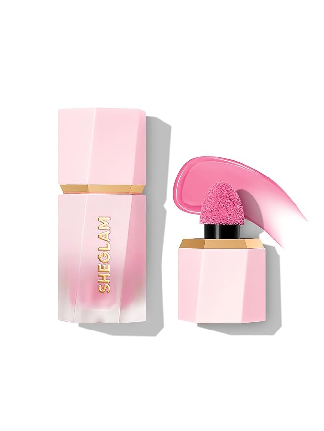 SHEGLAM Color Bloom Liquid Blush Makeup for Cheeks Matte Finish - Petal Talk