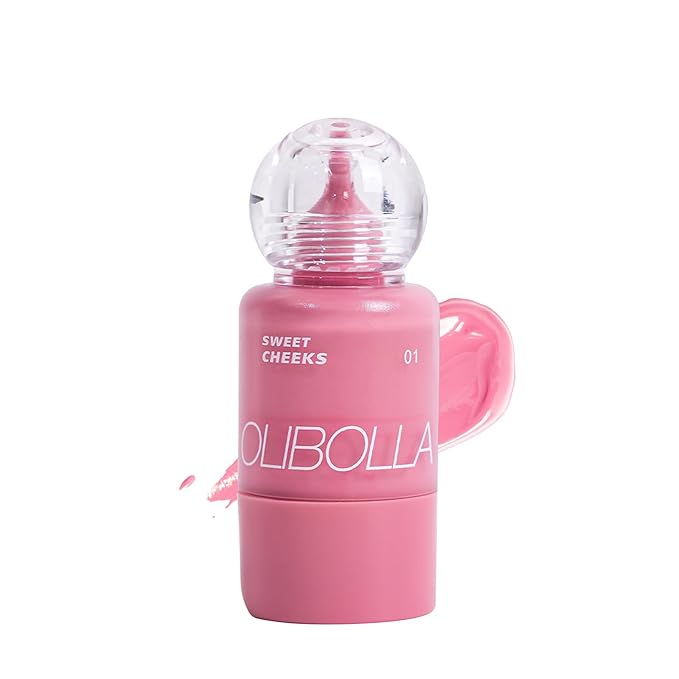Liquid Blush, High Pigment, Buildable, Lightweight, for Radiant & Flushed & Dewy Cheeks, Long-lasting, Hydrating Cream Blush, For Dry Skin, 0.31 fl.oz