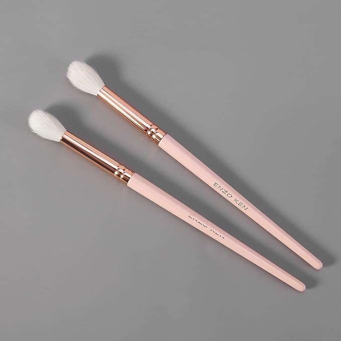 Natural Goat Hair Eyeshadow Brush, Large Blending Eye Shadow Brush, Eye Shadow Blending Brushes, Small Nose Contour Brushes, Single Natural Hair Makeup Brush, Smudge Brushes