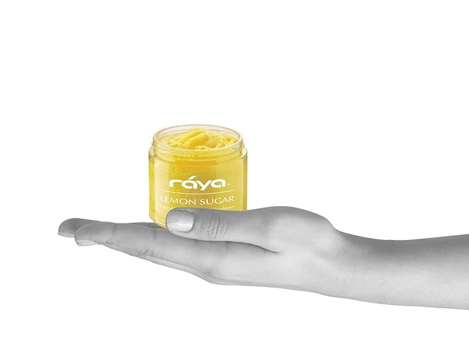 RAYA Lemon Sugar Facial Scrub (157) | Organic and Natural Exfoliating Scrub for Dry Skin | Brightens and Smooths Complexion