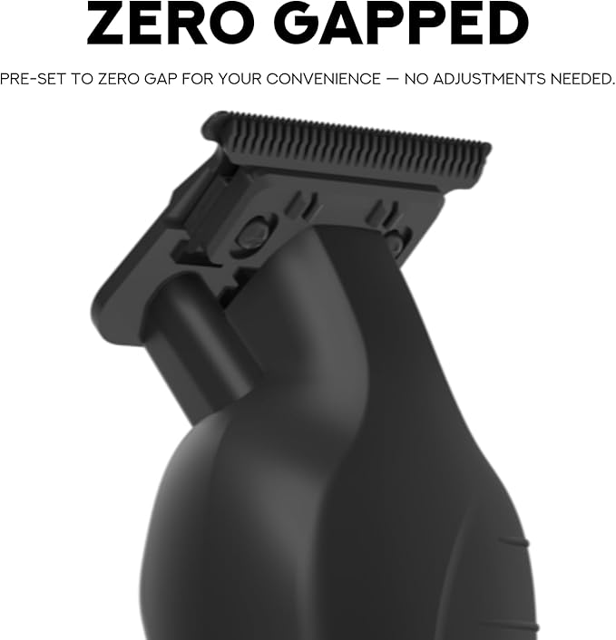 Supreme Trimmer Vader ST3778 – Professional Cordless Barber Liner | 210 Min Runtime, 7000 RPM Motor, Zero Gap DLC T-Blade, USB-C Fast Charging | Beard, Hair & Body