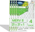 BestAir 21x21x1 Air Filter | MERV 8 Basic Allergen 7500 HVAC AC Furnace Filter by FreudenbergFiltrationTechnologies