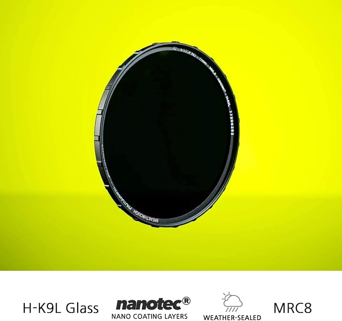 Breakthrough Photography 72mm X2 3-Stop Fixed ND Filter - Image 3