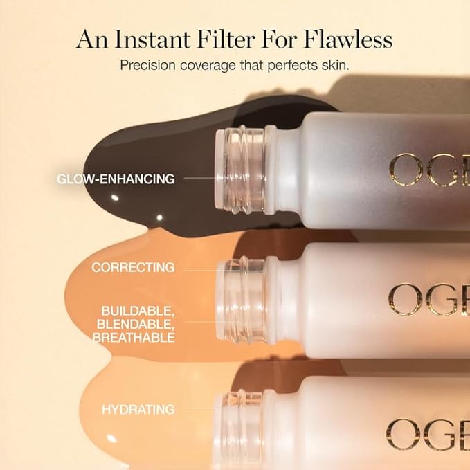 Ogee Complexion Perfecting Under Eye Concealer - Certified Organic Full Coverage Concealer - Buildable Coverage - LAUREL 6.50N - Medium (Neutral Undertones)
