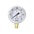 0-300 Psi Glycerin Liquid Filled Pressure Gauge, 2.5" Dial Size, 1/4" NPT Lower by BPSSDI