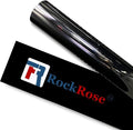 RockRose 35% Nano Ceramic Car Window Tint 24 in x 15FT 2PLY Privacy Film Heat Block, 99% UVR, and 85% IRR Block for Auto or Home Strong Adhesive, Easy Shrink, Plotter Friendly - Charcoal