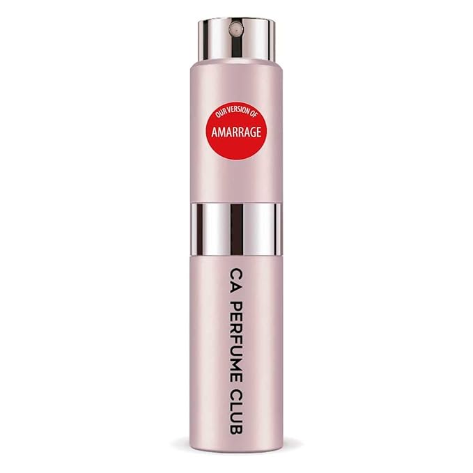 CA Perfume Impression of Amarrage for Women Floral Scent Long Lasting Perfumes for Women Eau De Parfum Travel Size Refillable Atomizer Spray 0.27 Fl Oz 8ml