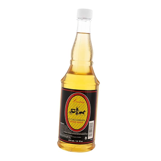 Lustray Coachman After Shave Lotion, Instantly Cools, Tones, Refreshes The Skin After Shaving 14 fl oz
