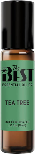 The Best Tea Tree Essential Oil Roll-On- Premium Grade- Pre-Diluted in Coconut Oil- Ready to Use- 10 ml (.33 fl oz)