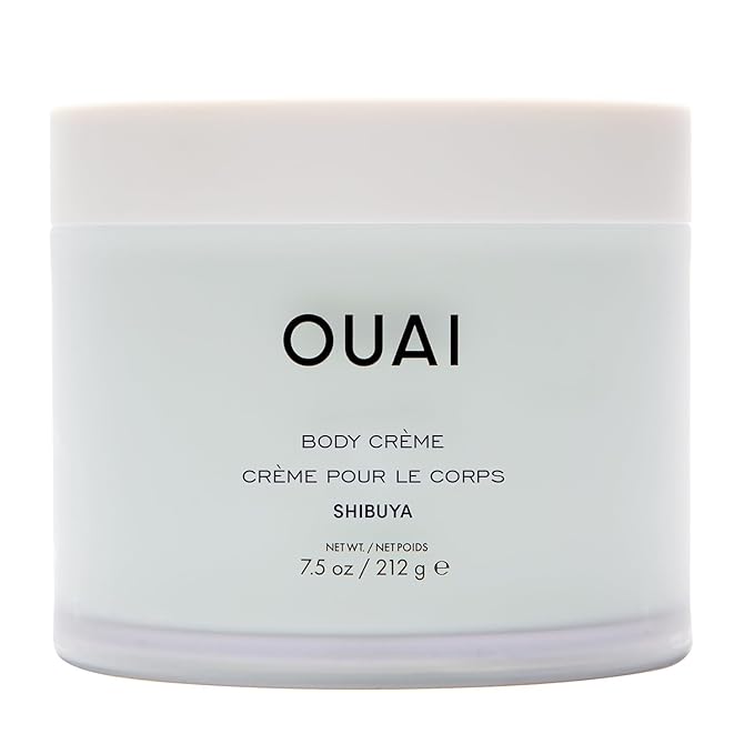OUAI Body Cream, Shibuya - Hydrating Whipped Body Cream with Cupuaçu Butter, Coconut Oil and Squalane - Softens Skin and Delivers Healthy-Looking Glow - Sulfate Free Skin Care (7.5 Oz)
