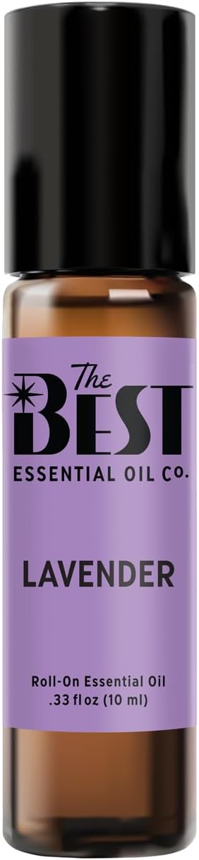 The Best Lavender Essential Oil Roll-On- Premium Grade- Pre-Diluted in Coconut Oil- Ready to Use- 10 ml (.33 fl oz)