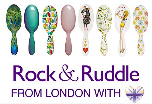 Rock & Ruddle Wide Tooth Comb. Perfect for Detangling Wet Hair and Applying Hair Color. Leopard Design