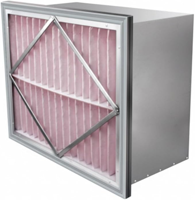 RIGID-PACK 24x24x12 Rigid Box Air Filter – MERV 14/95% ASHRAE HVAC Filter – - Image 4