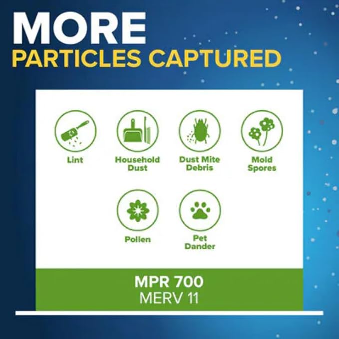 Filtrete 20x21.5x1 AC Furnace Air Filter, MERV 8, MPR 700, Tough on Pollen - Image 4