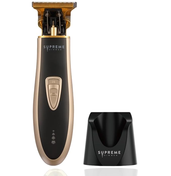 Supreme Trimmer T Shaper Professional Barber Trimmer | 90 Min Runtime, Low Noise Clippers for Men & Sensitive Skin | Cordless Zero Gap Beard Trimmer | ST5210