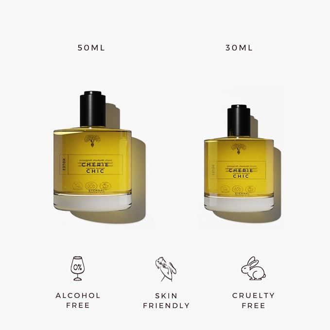 Eternal perfume oils - Cherie Chic Perfume Oil Inspired by D.e.l.i.n.a | Long Lasting Designer Perfumes for Women 50ml with 30ml (Pack of 2)