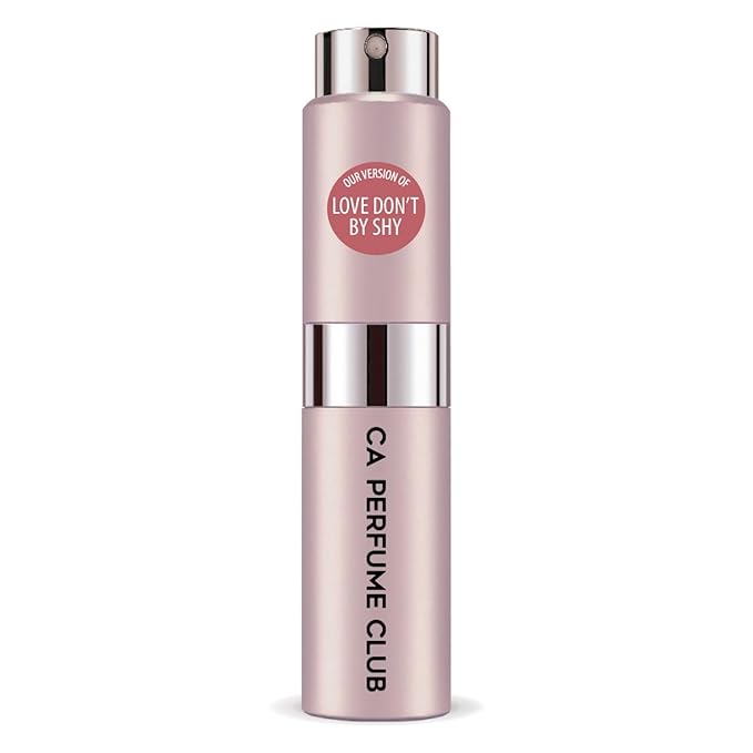 CA Perfume Impression of Love For Women Replica Version Fragrance Dupes Concentrated Long Lasting Eau de Parfum Spray Refillable Atomizer Bottle 0.27 Fl Oz/8ml-X1