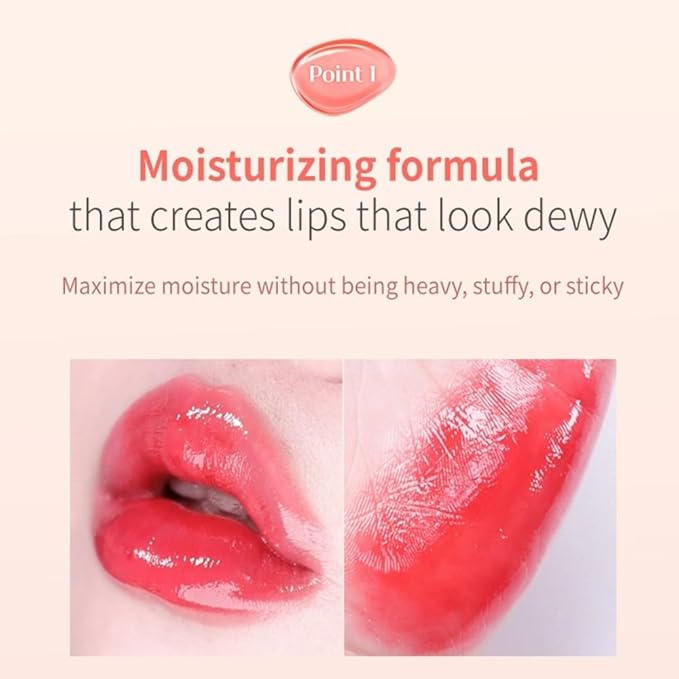 MQNY(MACQUEEN NEWYORK Dewy Water Glow Lip Tint 3.5g (#08 Peach Jelling, Neutral Peach)