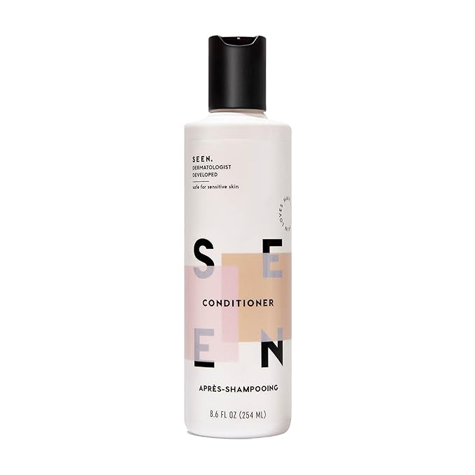 SEEN Conditioner - Scented - Non-Comedogenic & Sulfate-Free Hair Conditioner- Dermatologist-Developed -Safe for Sensitive & Acne Prone Skin