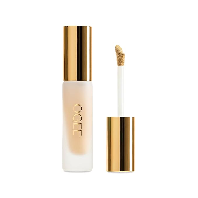 Ogee Complexion Perfecting Under Eye Concealer - Certified Organic Full Coverage Concealer - Buildable Coverage - TUPELO 0.20C - Fair (Warm Undertones)