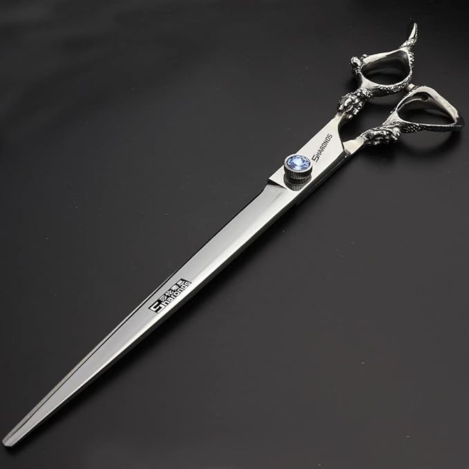 Purple Professional Hairdressing Scissors Hairdresser Hairstylist Cutting Hair & Thinning Hairdressing Scissor (9 inch flat)