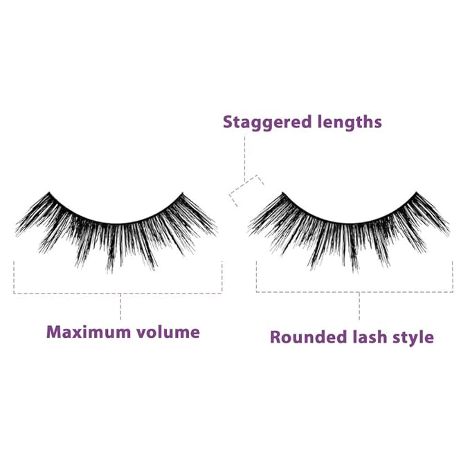 Ardell False Eyelashes Double Up 201 Black (4 Pack)