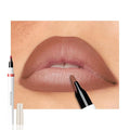 Matte Calligraphy Liquid Lip Liner Lipstick Pencil, Nude Rose Long-Lasting Transfer-Proof Lip Stain, Lightweight Lipstick, Sheer Buildable Color, Fades to a Natural Wash of Colors