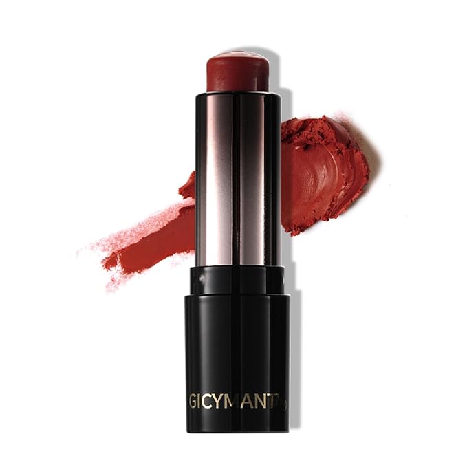 Matte Lipstick for Women, Long Lasting Moisturizing Lip Stain, Waterproof Lip Color Makeup (Straw Berry Red)