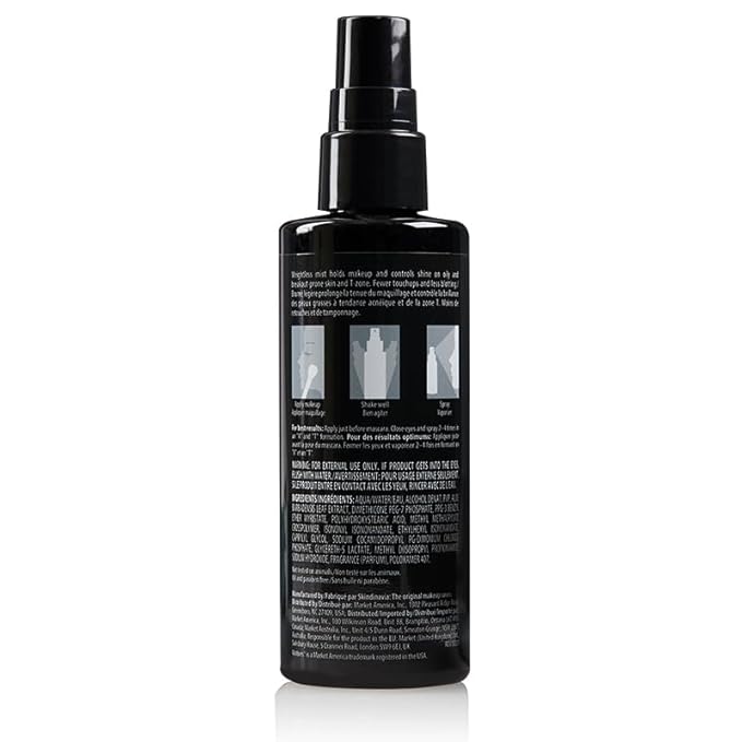 Motives® No More Shine Makeup Setting Spray: Controls Surface Shine, Absorbs Excess Oil for a Matte Finish - Long-Lasting Makeup Hold. (4 fl. oz.)