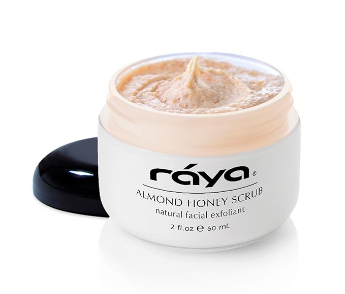 RAYA Almond Honey Facial Scrub (106) | Natural Exfoliating Facial Scrub for Non-Blemished Skin | Polishes, Softens, and Creates a Glowing Complexion