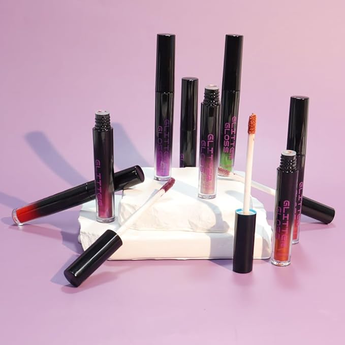 Green Metallic Lipstick for Women,Matte Sparkling Liquid Lipstick,Long Lasting Waterproof Lightweight Comfortable Non-Drying Bold Dark Lip Gloss for Gothic Stage Makeup,Cruelty Free