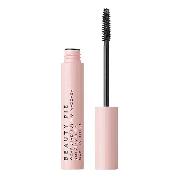 Beauty Pie Wrap Star Tubing Mascara, 0.27 fl oz – Classic Black, Smudge‑Proof, Flake‑Proof Lengthening & Curling with Glossy Finish, Sensitive‑Eye Safe