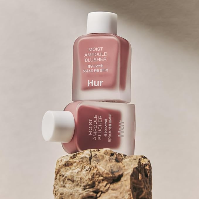 House of Hur Moist Ampoule Blusher with 50% Moisture Essence | Hydrating & Long-Lasting Blush | 0.68fl.oz (9 Shades) (Cherry Blossom)