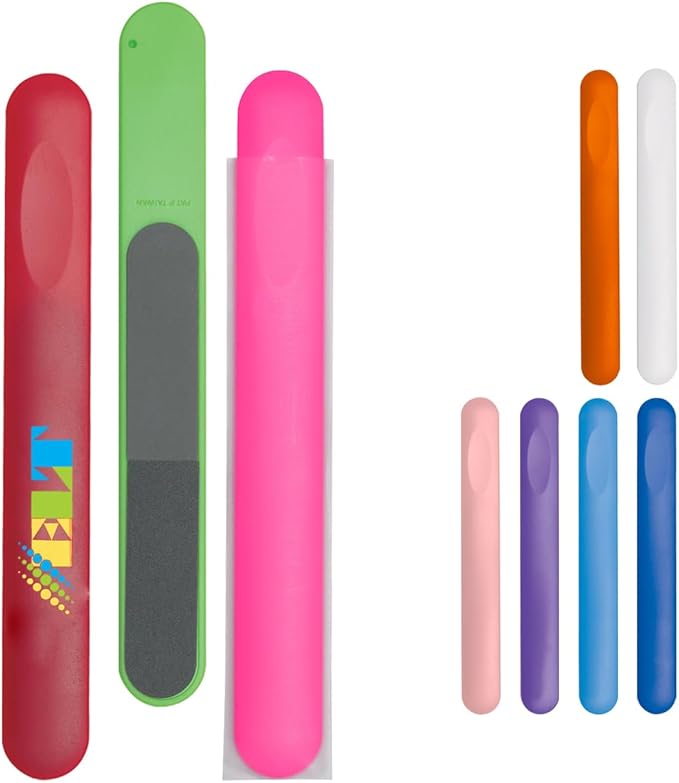 Nail File in Sleeve Add Customized with Text Name or Personalized Image $0.89 Each - Sold in Pack of 500 - Lime