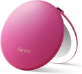 Fancii Taylor Compact Travel Mirror with Light, Rechargeable, 10x /1x Magnifying, 3 LED Light Settings - Best for Makeup, On The Go Touch-Ups, (Magnolia Burst)