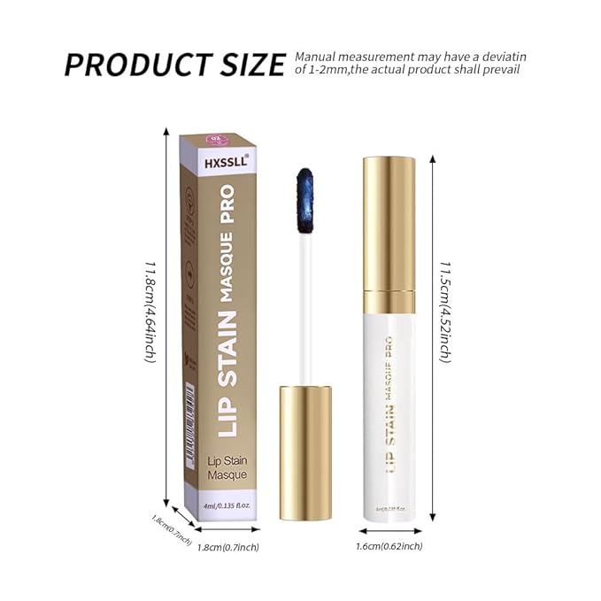 Lip Stain Peel Off – Long Lasting Waterproof Lip Tint, Smudge Proof Transfer Resistant Lip Stains Tattoo,High Pigment Matte Lip Color, Kiss Proof Peel Off Lip Stain Masque,All-Day Stay Lip Makeup 02#