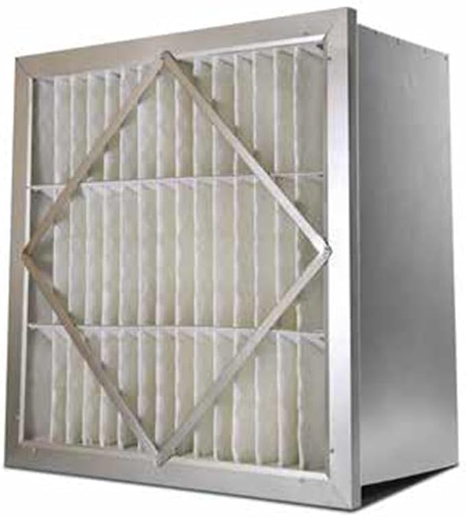 RIGID-PACK 20x20x12 Rigid Box Air Filter – MERV 13/85% ASHRAE HVAC Filter – by AccuraFil