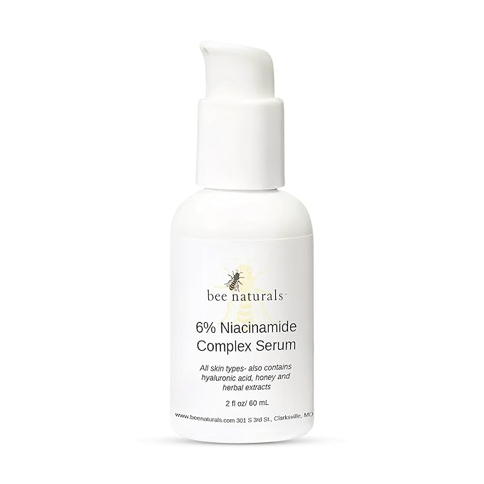 6% Niacinamide Complex Serum for Face with Hyaluronic Acid & Honey, Reduced Potential for Irritation, Pore Minimizer, Hydrating Facial Serum for Skin Even Tone – Anti-Aging for All Skin Types 2 fl oz